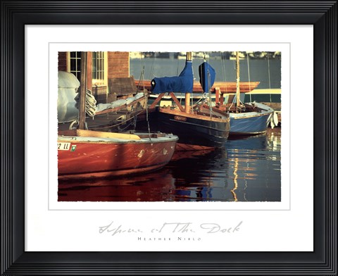 Framed Spree at the Dock Print