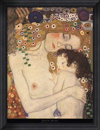 Framed Three Ages (Detail) Print