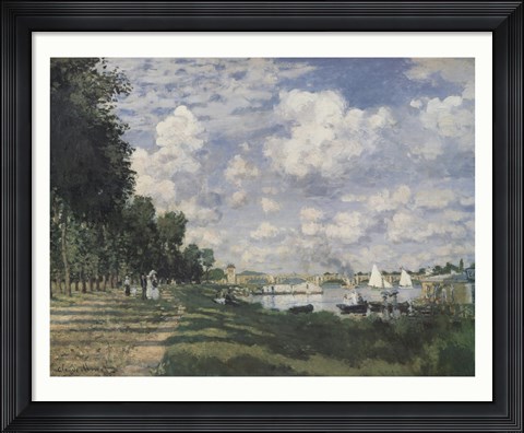 Framed Le Bassin D'argenteuil Print