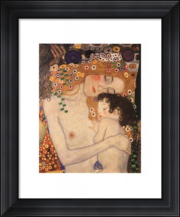 Framed Three Ages (Detail) Print