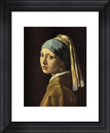 Framed Head Of A Girl Print