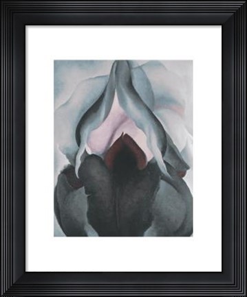 Framed Black Iris, 1906 Print