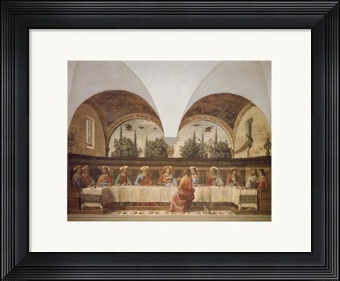 Framed Last Supper Print