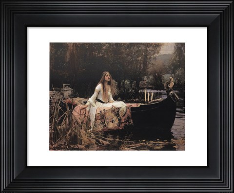 Framed Lady Of Shalott Print