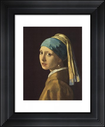 Framed Head Of A Girl Print