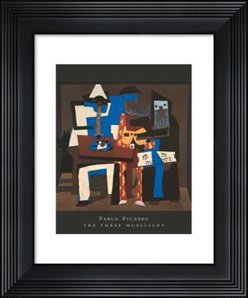 Framed Three Musicians Print