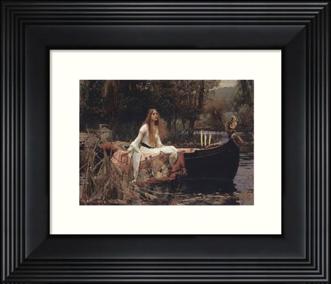 Framed Lady Of Shalott Print