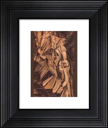 Framed Nude Descending a Staircase #2 Print