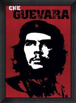Framed Che Guevara Print
