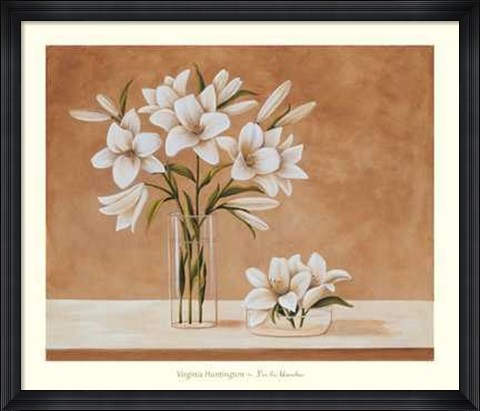 Framed Lis Blanches Print