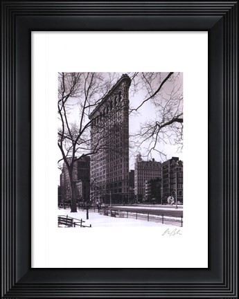 Framed Flat Iron Building Print