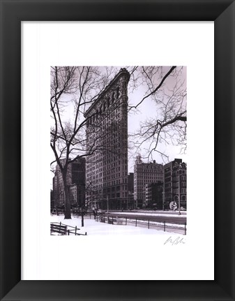 Framed Flat Iron Building Print