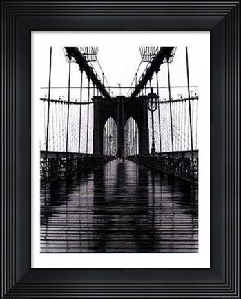 Framed Brooklyn Bridge Print