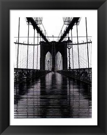 Framed Brooklyn Bridge Print