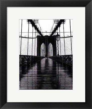 Framed Brooklyn Bridge Print