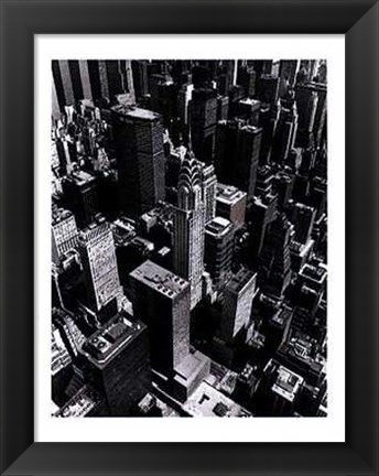 Framed Chrysler Building Print