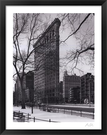 Framed Flat Iron Building Print