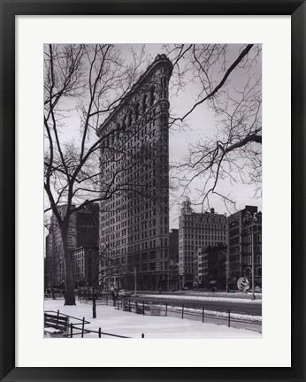 Framed Flat Iron Building Print