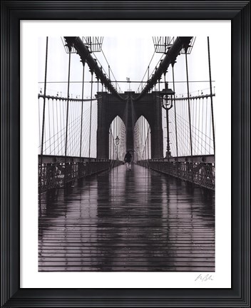 Framed Brooklyn Bridge Print