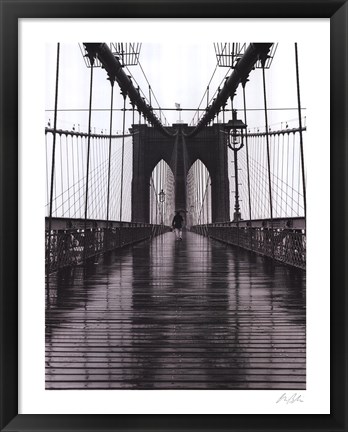 Framed Brooklyn Bridge Print