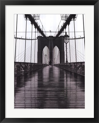 Framed Brooklyn Bridge Print