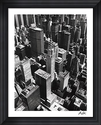 Framed Chrysler Building Print