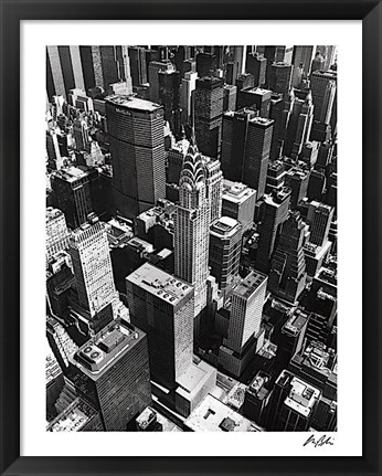 Framed Chrysler Building Print