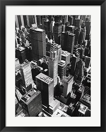 Framed Chrysler Building Print