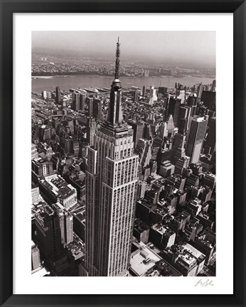 Framed Empire State Building Print