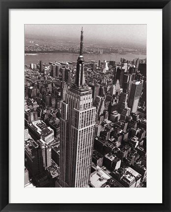 Framed Empire State Building Print