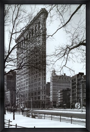 Framed Flat Iron Building Print