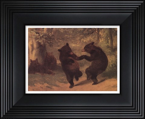 Framed Dancing Bears Print