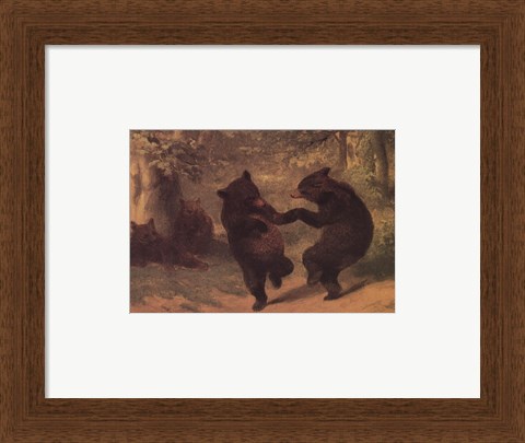 Framed Dancing Bears Print