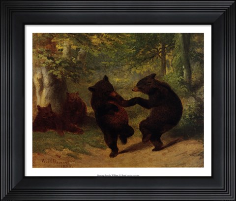 Framed Dancing Bears Print