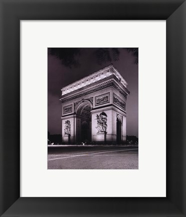 Framed Arc de Triomphe Print