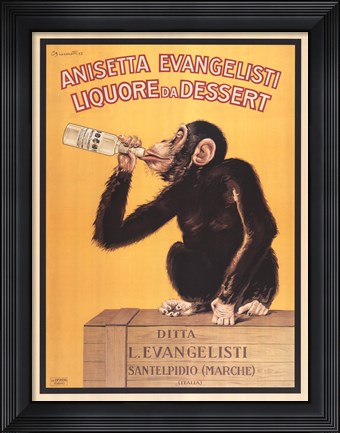 Framed Anisetta Evangelisti Print