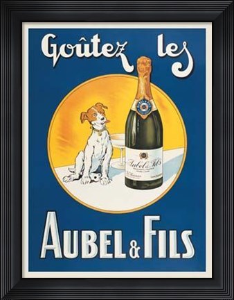 Framed Goutez Lesaubel Fils Print