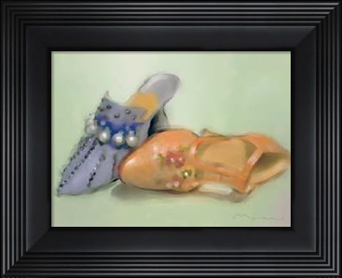 Framed Shoes II Print