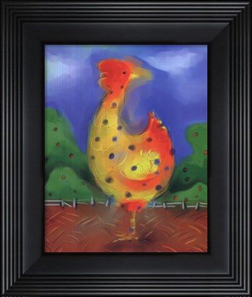 Framed She She Spotted Print