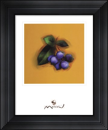 Framed Blueberries Print