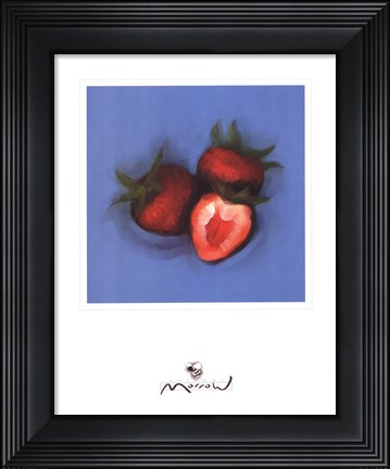 Framed Strawberries Print
