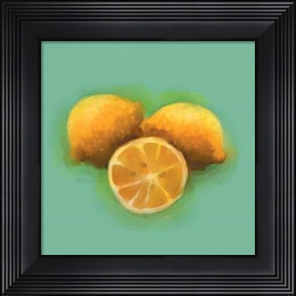 Framed Lemons Print