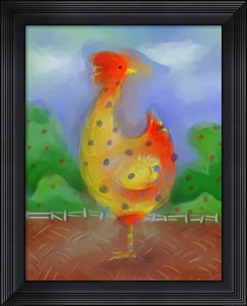 Framed She She Spotted Print