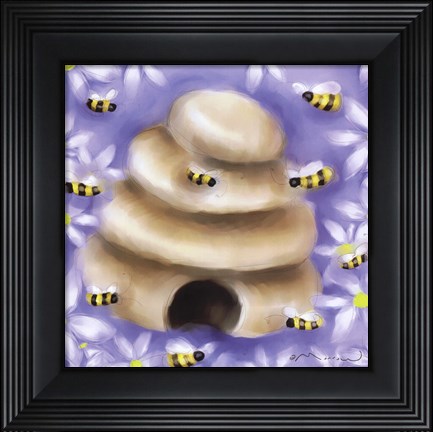 Framed Beehive Print