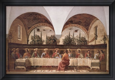 Framed Last Supper Print