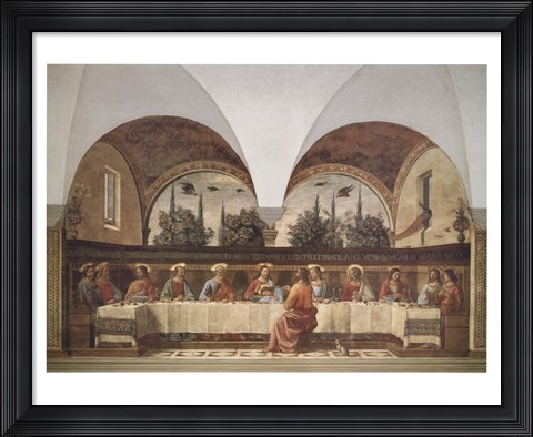 Framed Last Supper Print