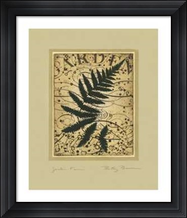 Framed Garden Fern Print