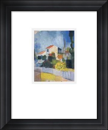 Framed Helle Haus Print