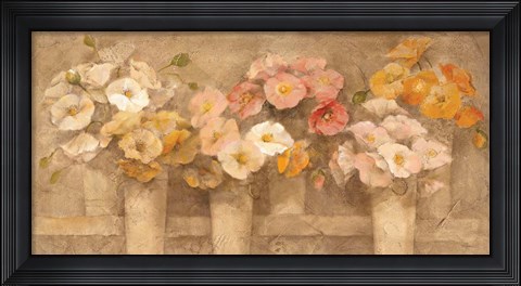 Framed Flower Market Print