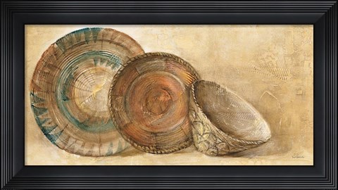Framed Woven Vessels I Print